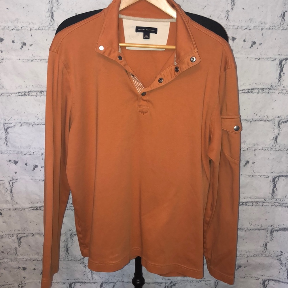 Banana Republic muted orange pullover